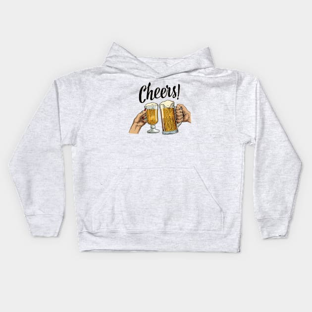 Cheers Kids Hoodie by I-Heart-All